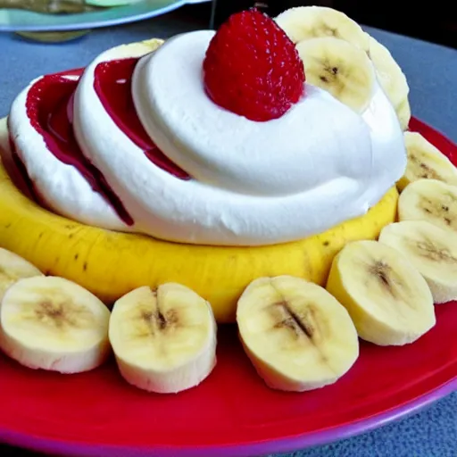 Prompt: banana split