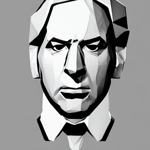 Prompt: low poly saul goodman, playstation 1 graphics