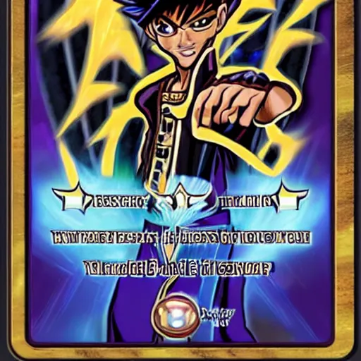 Prompt: Usher Yu-Gi-Oh card