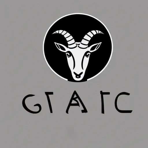 Prompt: satanic goat vector illustration, graphic tees