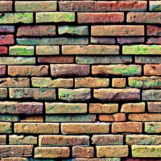 Image similar to brick texture, photo, saturated