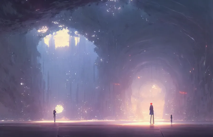 Image similar to makoto shinkai concept art of the spork polyp dimension, key visual, ambient lighting, highly detailed, digital painting, artstation, concept art, sharp focus, by makoto shinkai and akihiko yoshida and hidari and wlop and greg rutkowski