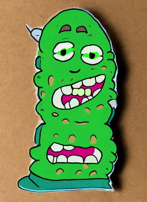 Image similar to pickle rick