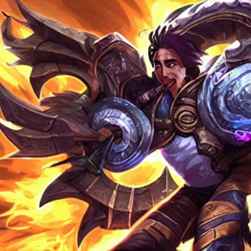 Image similar to Quavo as a League of Legends hero