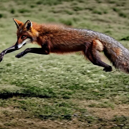 Image similar to the quick brown fox jumps over the lazy dog, 4k ultra realistic photo