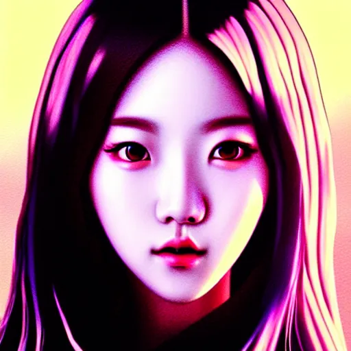 Prompt: jisoo of blackpink, hyperrealistic portrait, angelic, fantasy art, photo realistic, dynamic lighting, artstation, poster, volumetric lighting, very detailed face, 8 k, award winning