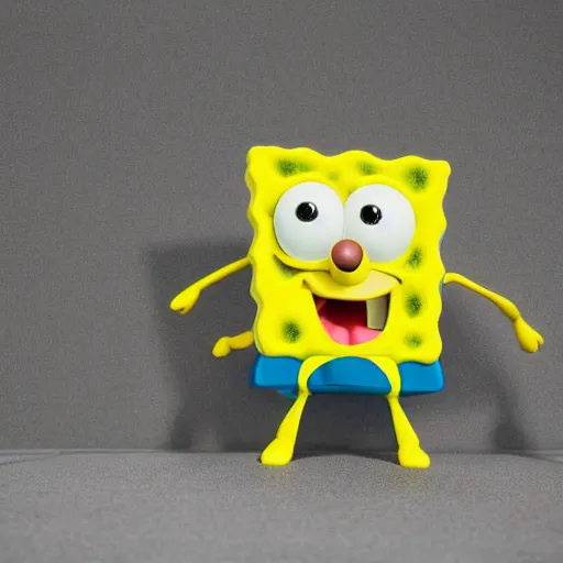 Image similar to Spongebob as a real person, XF IQ4, f/1.4, ISO 200, 1/160s, 8K, Sense of Depth, color and contrast corrected, Nvidia AI, Dolby Vision, symmetrical balance, in-frame