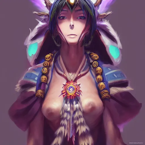 Image similar to anime portrait of a mage as a shaman yedi using dark force to eliminate trump as an anime antagonist by Stanley Artgerm Lau, WLOP, Rossdraws, James Jean, Andrei Riabovitchev, Marc Simonetti, and Sakimichan, trending on artstation