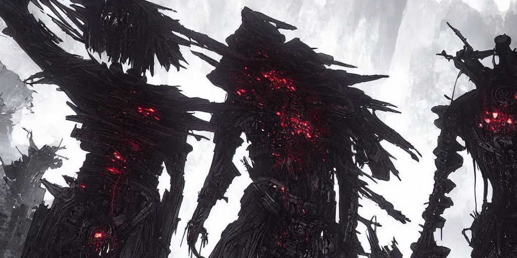 Prompt: grimdark tsutomu nihei blame biomega gothic architecture, unreal engine, 8 k, ultra realistic, ultra detail