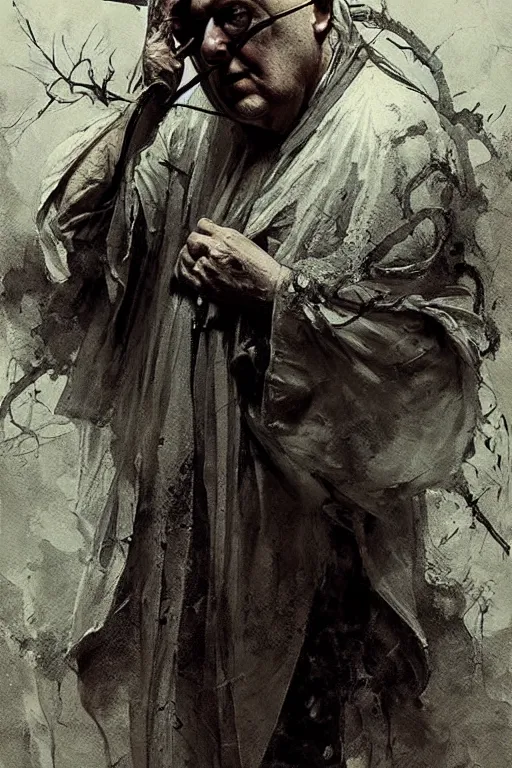 Prompt: aleister crowley, sorcerer, lord of the rings, tattoo, decorated ornaments by carl spitzweg, ismail inceoglu, vdragan bibin, hans thoma, greg rutkowski, alexandros pyromallis, perfect face, fine details, realistic shaded