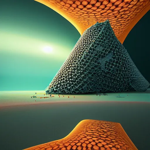 Image similar to art by benoit mandelbrot, filip hodas, vincent callebaut, and mike campau