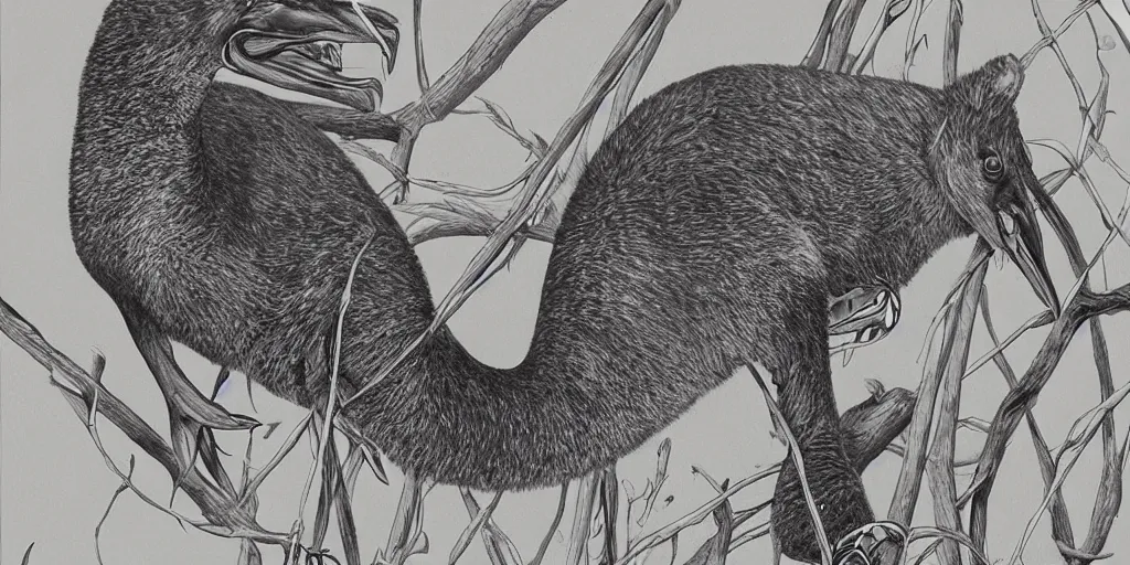 Prompt: detailed wildlife illustration, ((Calyptorhynchus banksii)), artistic, modern,