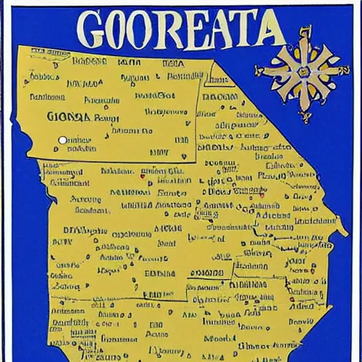 Image similar to map of georgia, usa