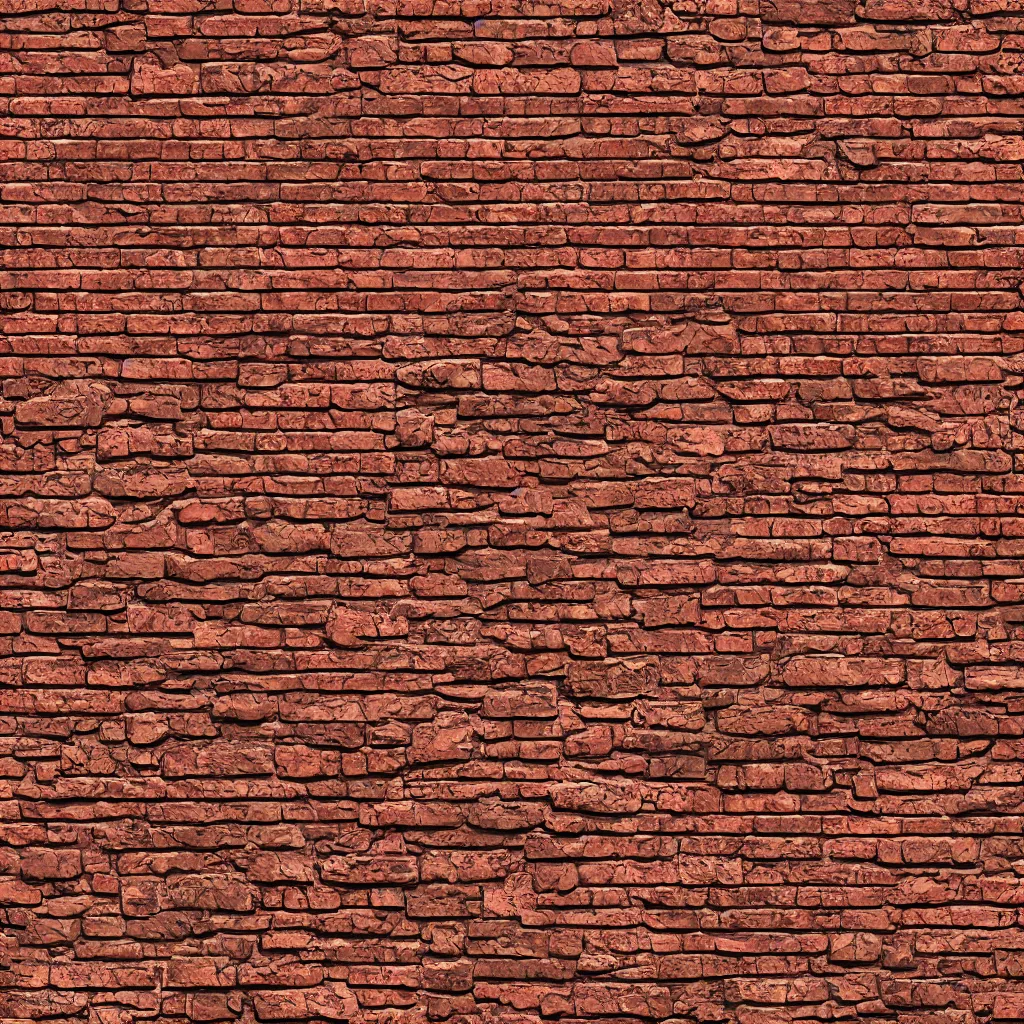 Prompt: Brick wall texture, HD, Seamless, PBR, textures.com