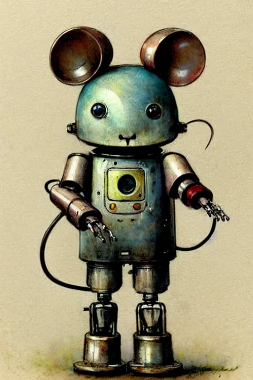 Tapis de souris for Sale avec l'œuvre « Conception ludique de mini-robots  de dessins animés - Art futuriste et engageant pour les amateurs de robots  » de l'artiste DoPrint