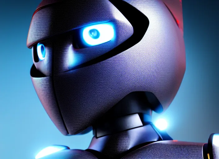 Prompt: futuristic anime robot ( designed by porsche ), xf iq 4, 1 5 0 mp, 5 0 mm, f / 1. 4, iso 2 0 0, 1 / 1 6 0 s, natural light, octane render, adobe lightroom, rule of thirds, symmetrical balance, depth layering, polarizing filter, sense of depth, ai enhanced