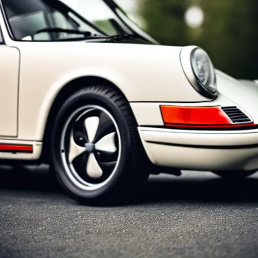 Prompt: close up photo of a porsche 9 1 1 9 6 4, cinematic, shallow dof, 3 5 mm, 4 k, macro