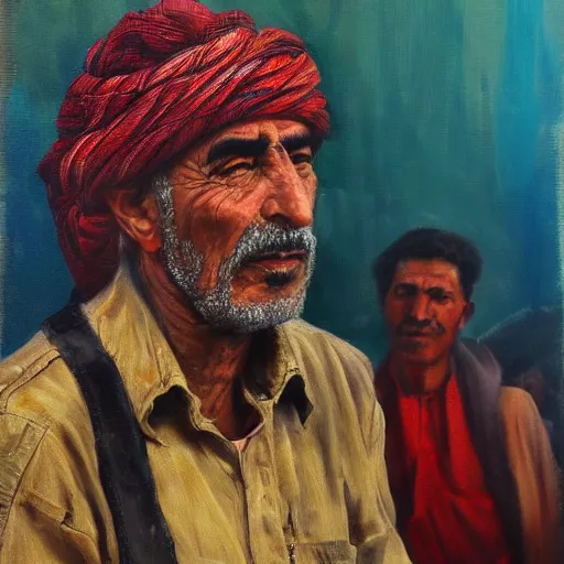 Prompt: a beautiful portrait painting of life in north africa, masterpiece by famous artist nasreddine dinet, artstation