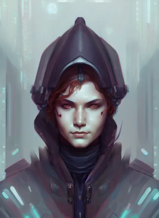 Image similar to « a portrait of cyberpunk lenin, glowing eyes, a digital painting by charlie bowater, featured on cgsociety, fantasy art, behance hd, wiccan, artstation hd »