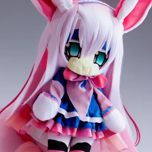 Prompt: cute fumo plush of a bunny girl, anime girl