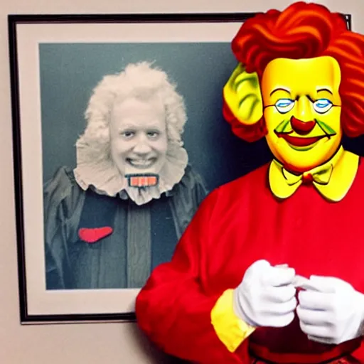 Image similar to the og ronald mcdonald