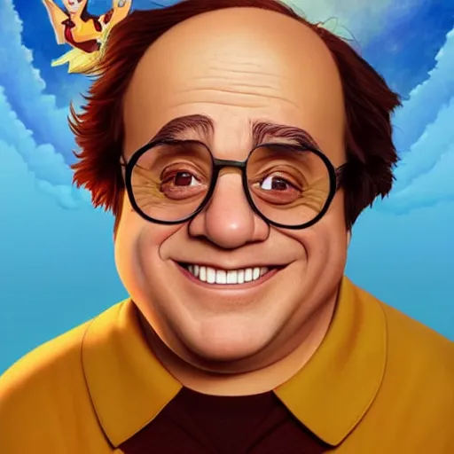 Prompt: Movie still of danny devito as a disney princess, highly detailed, digital painting, artstation, concept art, sharp focus, illustration, art by artgerm and Anna Dittmann and Ilya Kuvshinov