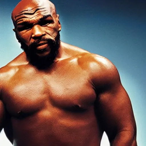 Image similar to mr. t mike tyson