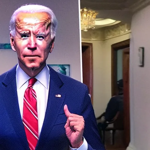 Prompt: Joe biden dressed as a bionical