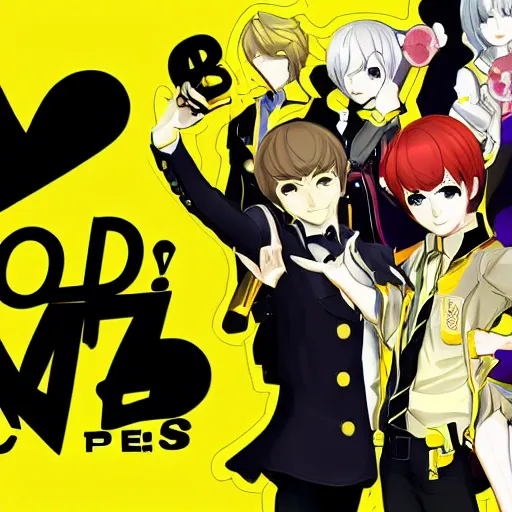 Prompt: Persona 4 Golden