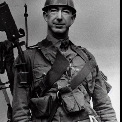 Image similar to jeff bezos as a soldier in ww 2