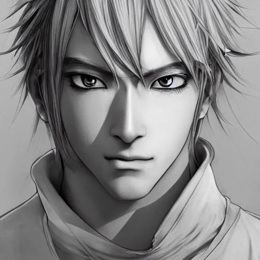Image similar to an immortal xianxia cultivator with blonde hair as an absurdly handsome, elegant, young anime man, ultrafine hyperrealistic detailed face illustration by kim jung gi, irakli nadar, intricate linework, sharp focus, bright colors, matte, final fantasy, unreal engine highly rendered, global illumination, radiant light, intricate environment