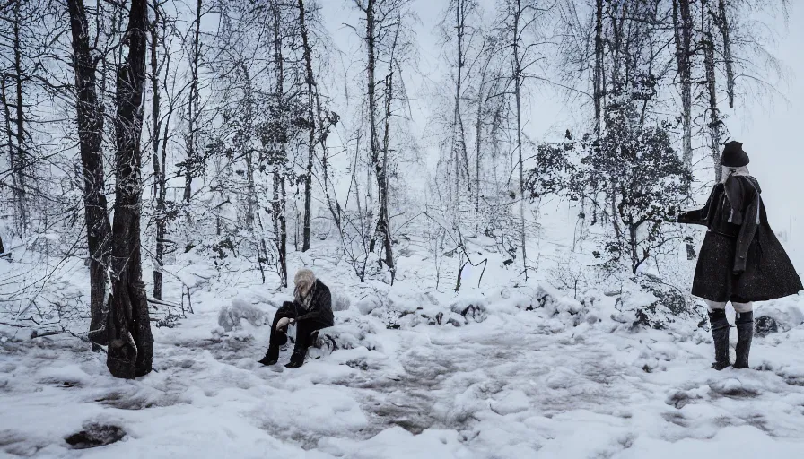 Prompt: vene, jarvi, usva, auringonlasku, rauhallinen, award winning photo, cinematic