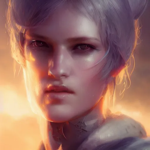Image similar to kerli koiv cindy ff 1 5, character portrait, sharp, digital matte painting, art by greg rutkowski, wlop, dramatic lighting, trending on artstation