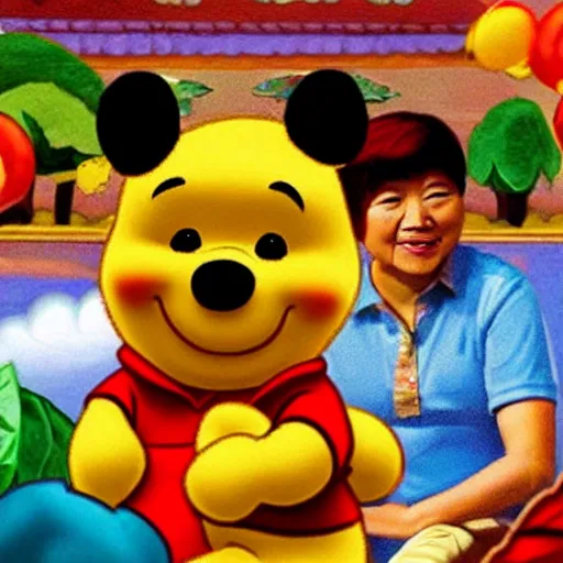Image similar to xi jiping as winnie the pooh