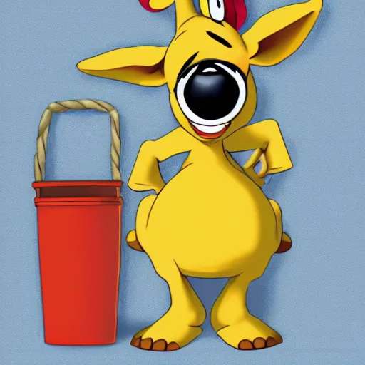 Prompt: cartoon donkey character in the style of pixar