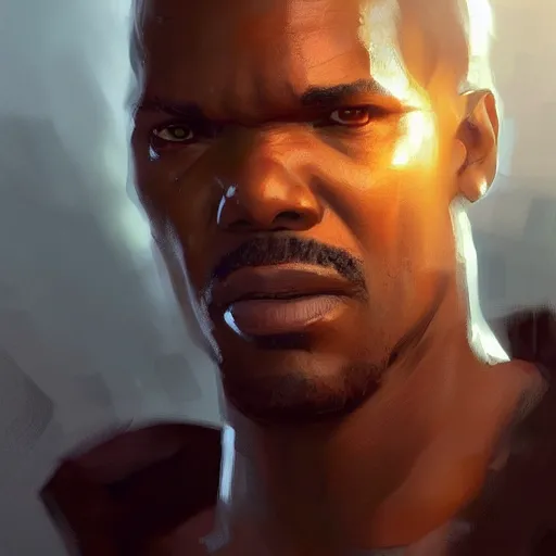 Image similar to jamie fox, style game square enix life, trending on artstation, painted by greg rutkowski, render naughty dog