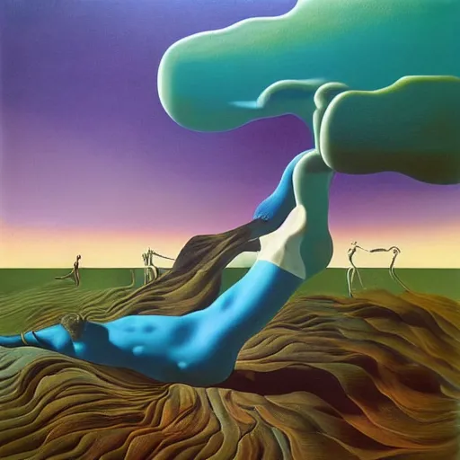 Image similar to An award winning painting called “a lucid dream”, in the style of salvador dali