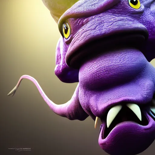 Prompt: photography of a realistic muk animal, ultra detailed, 8 k, cinematic lighting, natural background, trending on artstation, pokemon