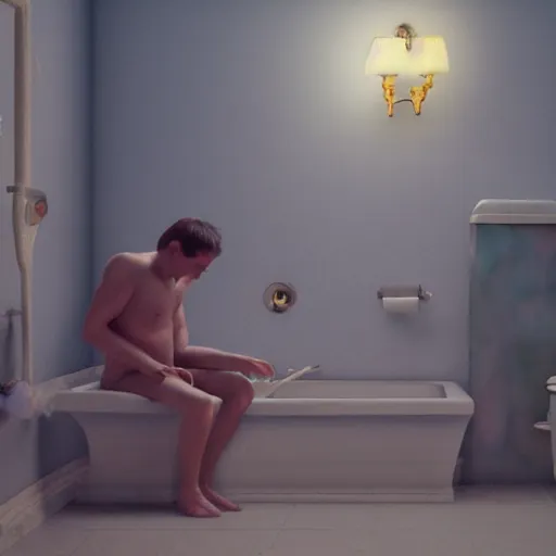 Prompt: spongebob vomiting in a toilet, cinematic, cottage core, cinematic focus, polaroid photo bleached vintage pastel colors high - key lighting, soft lights, foggy, by steve hanks, by lisa yuskavage, by serov valentin, by tarkovsky, 8 k render, detailed, photo