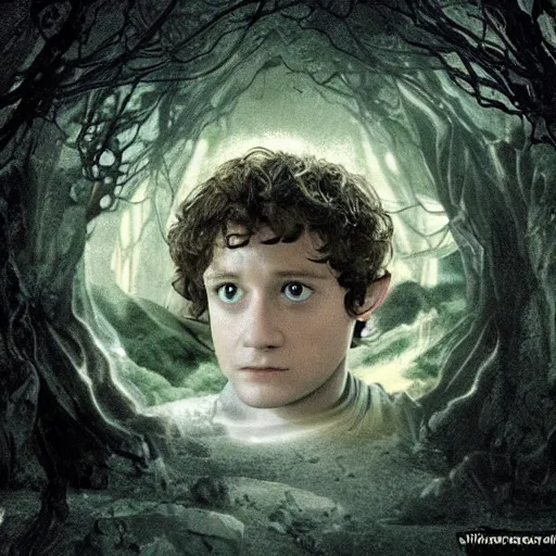 Image similar to alternate universe where frodo didn't destroy the ring