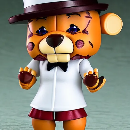 Prompt: freddy fazbear nendoroid