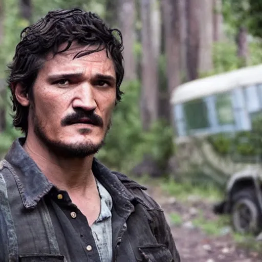 Image similar to Pedro pascal as Joel in The Last Of Us