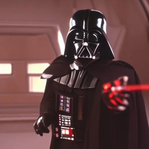 Image similar to Film still of Darth Vader, from The Muppets