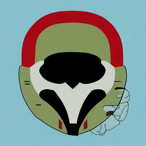 Image similar to MF DOOM, the mouse and the mask, album cover art