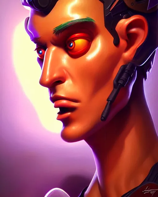 Image similar to peely from fortnite, character portrait, portrait, close up, highly detailed, intricate detail, amazing detail, sharp focus, vintage fantasy art, vintage sci - fi art, radiant light, caustics, by boris vallejo