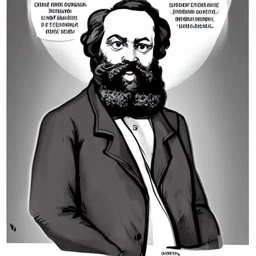 Image similar to karl marx as a character in overwatch