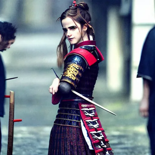 Image similar to emma watson samurai