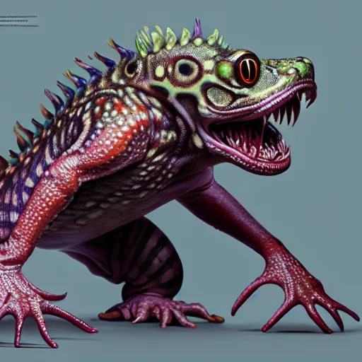 Image similar to neobatrachus sutor highly detailed, digital painting, artstation, concept art, illustration, by ken saito, lya pilnev, siwoo kim, christophe young, anna podedworna, yin zhen chu, zeronis, magdalena radziej,