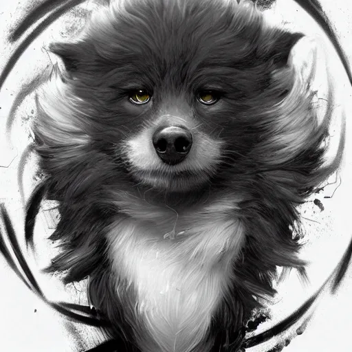 Image similar to portrait of Sonic the Hedgedog, elegant, intricate, headshot, highly detailed, digital painting,black and white, artstation, concept art, sharp focus, illustration, art by artgerm and greg rutkowski and alphonse mucha