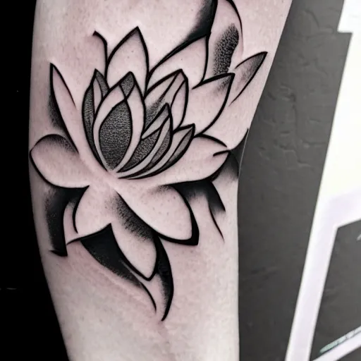 Image similar to small lotus tattoo